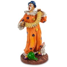 WS-675 Статуэтка Клоун с гармошкой Veronese