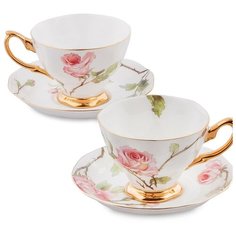JK- 37 Чайный набор на 2 перс.Итальянская роза (Pavone)