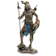 WS-620 Статуэтка Индеец с копьем и щитом Veronese