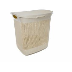 Корзина для белья Ajur 35л слоновая кость Bran Q