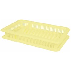 Сушилка для посуды с поддоном 1-а ярусная "Лилия" ваниль Nice&Price