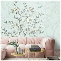 Фотообои виниловые OnPrint "ORANGE TREE" 500х270 см (ШхВ) в спальню, в гостную, в прихожую, в детскую, на кухню