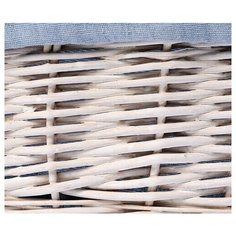 Плетеная корзина WasserKRAFT Rossel белый WB-280-M