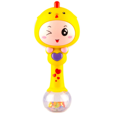 Детская развивающая музыкальная игрушка-погремушка Зодиак Петушок PlaySmart