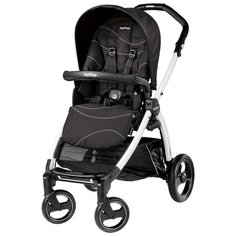 Прогулочная коляска Peg Perego Book S Pop Up Sportivo (шасси White/Black), Bloom Black