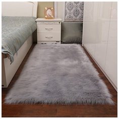 Меховой ковер 60 x 110 Grey Kand