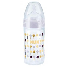 NUK First Choice Classic Бутылочка из полипропилена с соской из силикона разм. M, 150 мл, с рождения, Леденцы