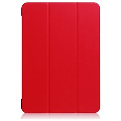 Чехол-обложка MyPads для iPad mini 5 7.9 (2019) - A2133, A2124, A2126, A2125 тонкий умный кожаный на пластиковой основе с трансформацией в подставку красный
