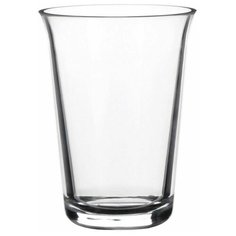 Стеклянная ваза тродж, прозрачная, 19х14 см, Edelman