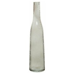 Ваза-бутыль лакони, стекло, прозрачное туманное серебро, 8.8x37.8 см, Kaemingk