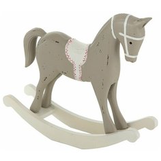 Фигурка лошадка-качалка филька серая, 23 см, Boltze