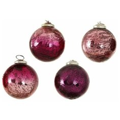 Набор коллекционных ёлочных шаров фэйри бэрри, стекло, 8 см (8 шт.), Boltze