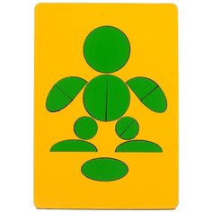 Геометрическая головоломка "Круги-овалы" (автор - В. Перельман) Оксва