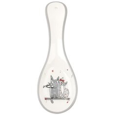 Подставка под ложку "Кошачья симфония", 24 см., Dolomite, 2520816