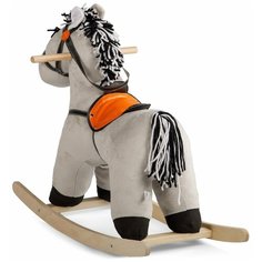 Качалка мягкая Тутси "Конь "Свэн" (серый) 715-2021