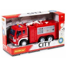Автомобиль-пожарный Полесье "Сити" (свет, звук, инерц, в коробке) 86396