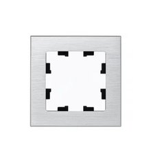 SE AtlasDesign Nature Металл серебро Рамка 1-ая Schneider Electric
