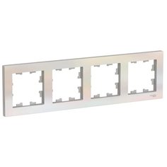 SE AtlasDesign Жемчуг Рамка 4-ая, универсальная Schneider Electric