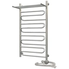 Полотенцесушитель электрический ЗИГ-ЗАГ с полкой 100х50 правый Акванерж