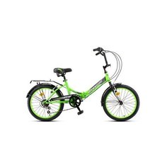 Велосипед 2-х колесный 20д. MaxxPro "Compact 20S" (зеленый/черный) Y20S-2