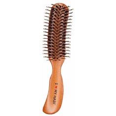 I LOVE MY HAIR SHINY BRUSH Щетка 6 рядов массажная штифт щетина нейлон натуральное дерево Y.S.Park