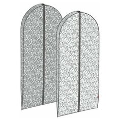 Набор чехлов для одежды объёмных, больших, 2 шт., 60*137*10 см и 60*137*10 см, CLASSIC GREY Valiant