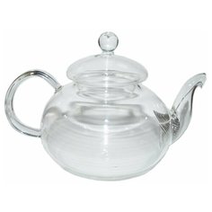 Заварочный чайник из жаропрочного стекла "Азалия" с пружинкой-фильтром в носике, 800 мл, дно d90 мм Wintergreen Tea&Coffee