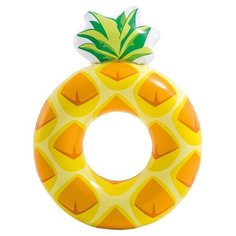 Надувной круг Intex "Ананас" 117*86 см, от 9 лет (56266)