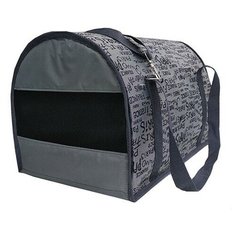 Сумка-переноска для животных теремок полукруглая большая 45х29х30см