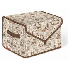 VAL TC-BOX-TS Короб стеллажный с крышкой, малый, 30*25*20 см, TRAVELLING, шт Valiant