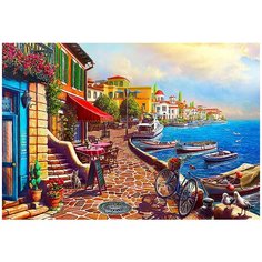 Алмазная мозаика Гранни «Морской курорт» (полная выкладка, 50х70 см, квадратные стразы)