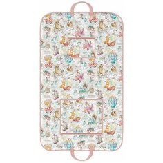 Чехол для одежды с двумя карманами, переносной, 60*100 см, розов., путешастики Valiant