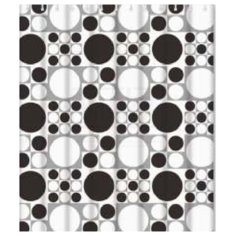 Штора для ванны FRAP F8853 180*200 белая/цветные рисунки