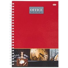 Проф-Пресс Бизнес-тетрадь Офисный стиль 3 80-8109, клетка, 80 л., красный