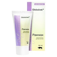 Защитный воск Globalvet Pawwax для лап и когтей 50мл