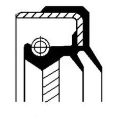 Сальник раздаточной коробки Corteco 01034861B для Land Rover Range Rover III