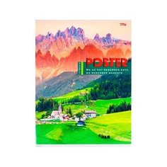 Тетрадь общая Проф-пресс Зеленый луг А4 80 листов в клетку на скрепке 4 шт.