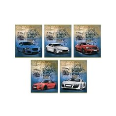 Тетрадь общая Проф-пресс Автостайл А5 48 листов в клетку на скрепке (обложка в ассортименте) 10 шт.