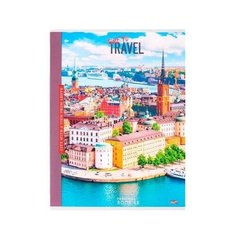 Тетрадь общая Проф-пресс Время путешествий А4 48 листов в клетку на скрепке 5 шт.