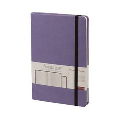 Блокнот Bruno Visconti Megapolis Velvet A5 100 листов сиреневый в клетку на сшивке (144х212 мм) (артикул производителя 3-525/10) 1 шт.