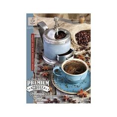 Бизнес-тетрадь Проф-пресс Крепкий кофе А4 96 листов разноцветная в клетку на скрепке (173x200 мм) 3 шт.