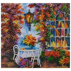 ABRIS ART Набор для вышивания бисером Осеннее настроение 15 х 15 см (AM-178)
