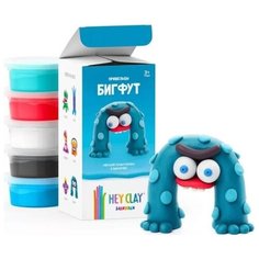 Легкий пластилин HEY CLAY залипаки Бигфут (5 баночек)