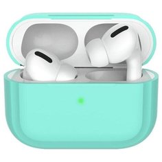 Силиконовый чехол Deppa для наушников Apple AirPods Pro (мятный)