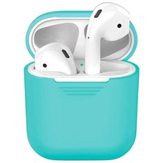 Силиконовый чехол Deppa для наушников Apple AirPods (мятный)