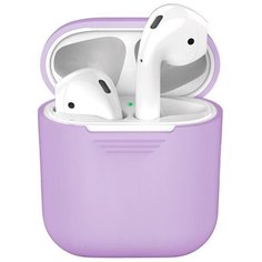 Силиконовый чехол Deppa для наушников Apple AirPods (лавандовый)