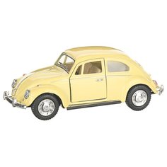 Детская инерционная металлическая машинка Serinity Toys с открывающимися дверями, модель 1967 Volkswagen Classical Beetle