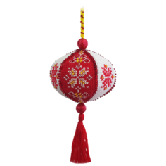 ZENGANA Набор для вышивания бисером и нитками Китайский фонарик (М-044)