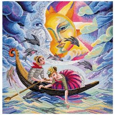 ABRIS ART Набор для вышивания Песнь о любви 40 х 42 см (AH-038)