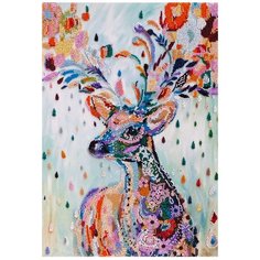 ABRIS ART Набор для вышивания бисером Благородный олень 41 х 31 см (AB-647)